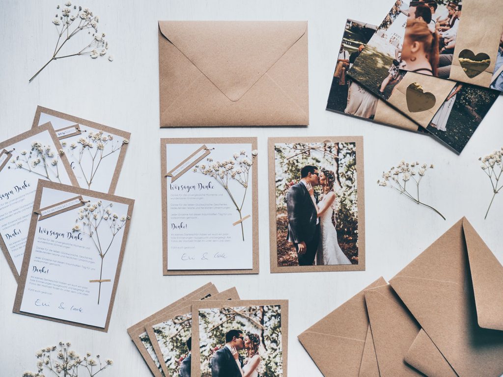 Featured image of post Dankeskarten Hochzeit Selber Basteln Dankeskarten hochzeit als sch ne erinnerung